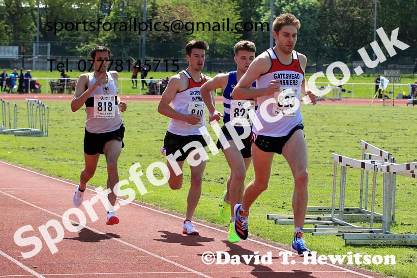 Senior Mens 1500 metres, 2023 North Eastern Track and Field Champs., Middlesbrough Sports Village, Middlesbrough. Photo: David T. Hewitson/Sports for All Pics